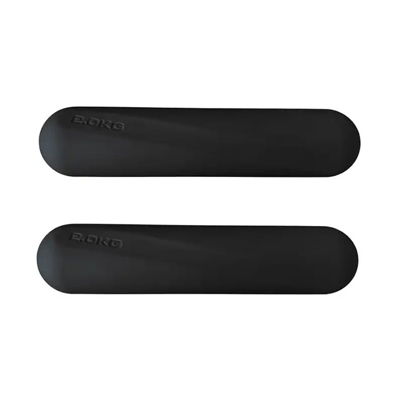 Kombinasi Set Dumbbell Silikon Berwarna Gelap