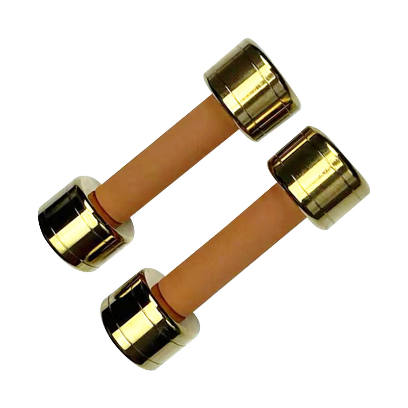 Dumbbell Dilapisi Berwarna Perunggu