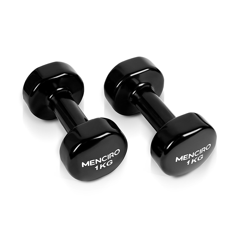Dumbbell Celup Vinyl Hitam